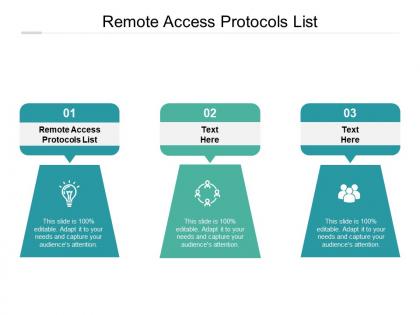 Remote access protocols list ppt powerpoint presentation model deck cpb