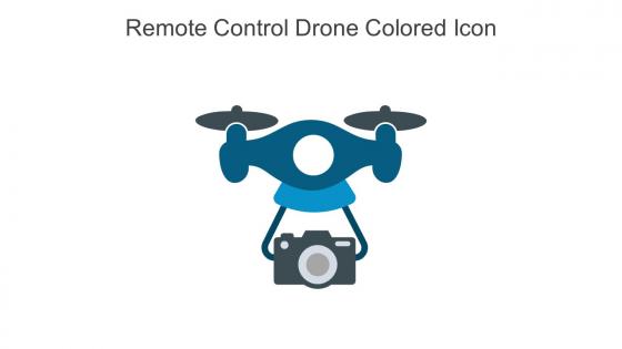 Remote Control Drone Colored Icon In Powerpoint Pptx Png And Editable Eps Format