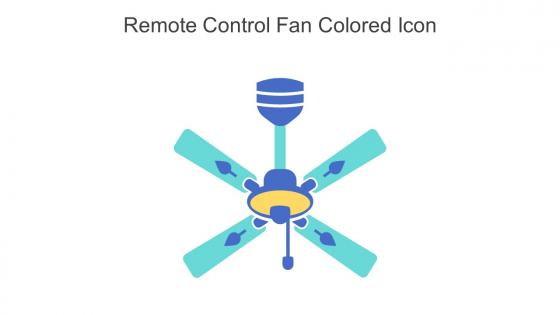 Remote Control Fan Colored Icon In Powerpoint Pptx Png And Editable Eps Format
