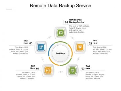 Remote data backup service ppt powerpoint presentation infographic template skills cpb