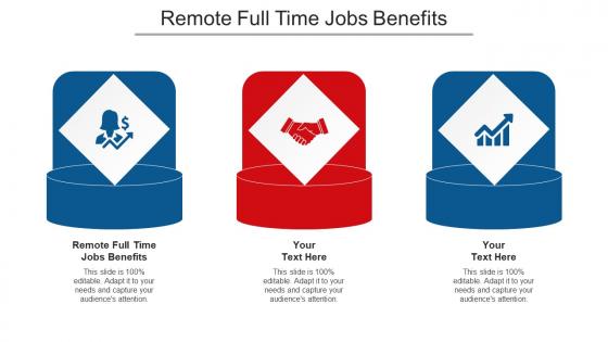 Remote Full Time Jobs Benefits Ppt Powerpoint Presentation Portfolio Design Templates Cpb
