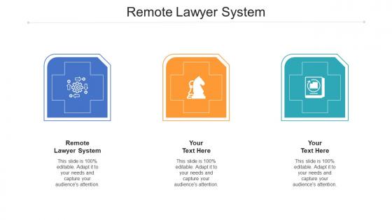 Remote lawyer system ppt powerpoint presentation icon layouts cpb