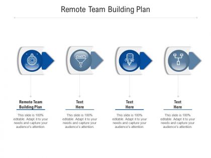 Remote team building plan ppt powerpoint presentation file inspiration cpb
