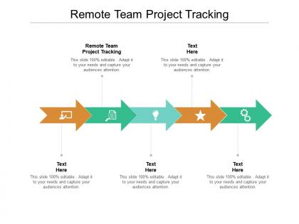 Remote team project tracking ppt powerpoint presentation outline objects cpb