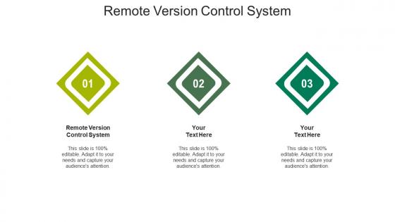 Remote version control system ppt powerpoint presentation professional layouts cpb