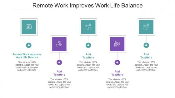 Remote Work Improves Work Life Balance In Powerpoint And Google Slides Cpb