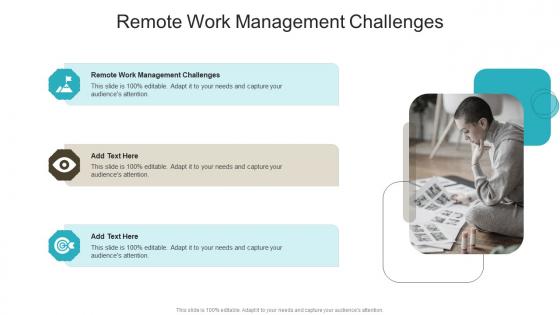 Remote Work Management Challenges In Powerpoint And Google Slides Cpb