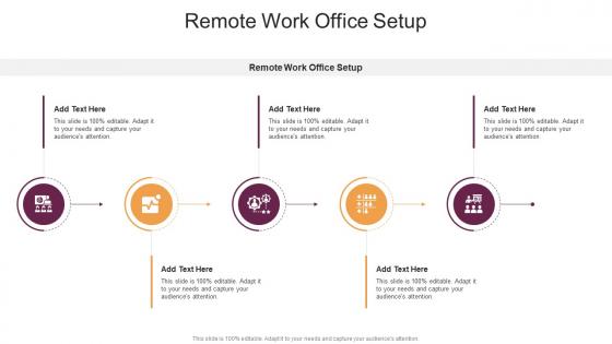 Remote Work Office Setup In Powerpoint And Google Slides Cpb