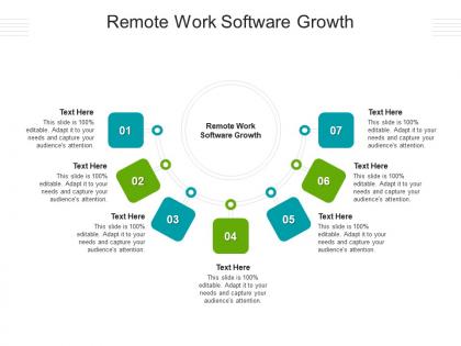Remote work software growth ppt powerpoint presentation inspiration guide cpb