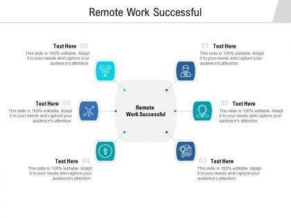 Remote work successful ppt powerpoint presentation ideas grid cpb