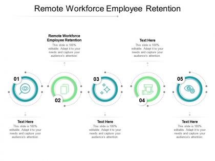 Remote workforce employee retention ppt powerpoint presentation inspiration cpb