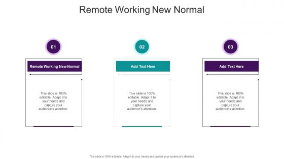 Remote Working New Normal In Powerpoint And Google Slides Cpb