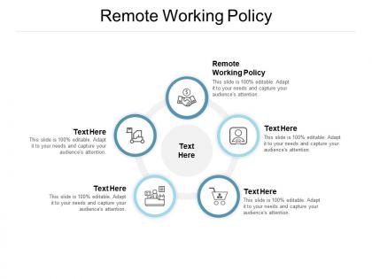 Remote working policy ppt powerpoint presentation infographics outline cpb