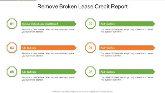 Remove Broken Lease Credit Report In Powerpoint And Google Slides Cpb