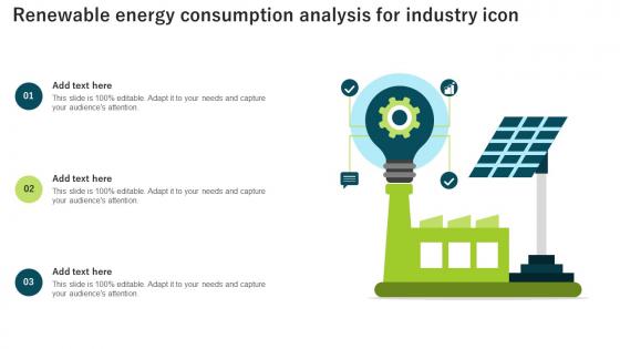 Renewable Energy Consumption Analysis For Industry Icon