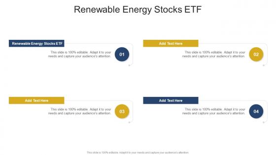 Renewable Energy Stocks ETF In Powerpoint And Google Slides Cpb