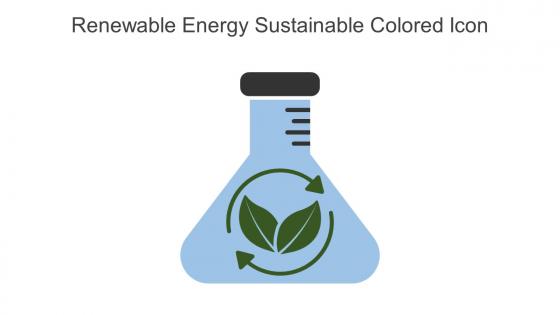 Renewable Energy Sustainable Colored Icon In Powerpoint Pptx Png And Editable Eps Format
