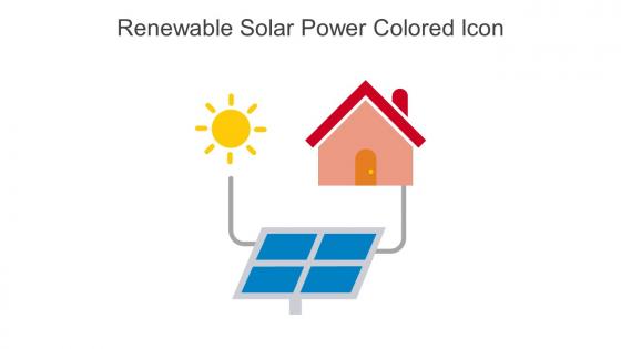 Renewable Solar Power Colored Icon In Powerpoint Pptx Png And Editable Eps Format