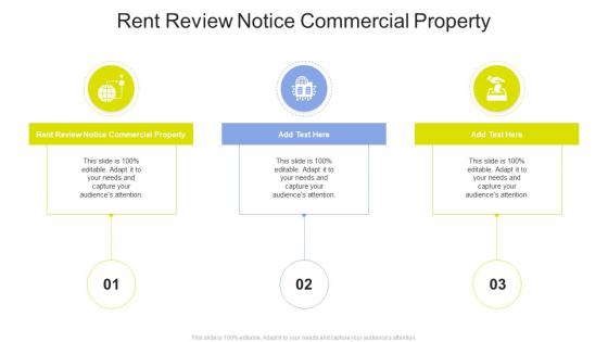 Rent Review Notice Commercial Property In Powerpoint And Google Slides Cpb