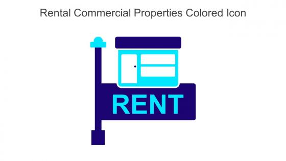 Rental Commercial Properties Colored Icon In Powerpoint Pptx Png And Editable Eps Format