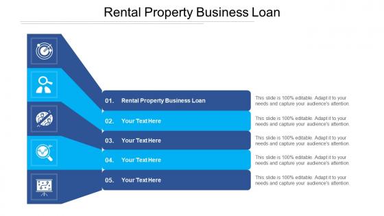 Rental property business loan ppt powerpoint presentation inspiration influencers cpb