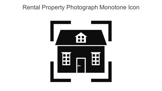 Rental Property Photograph Monotone Icon In Powerpoint Pptx Png And Editable Eps Format