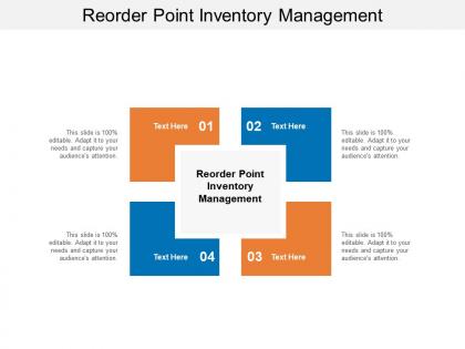 Reorder point inventory management ppt powerpoint presentation template cpb