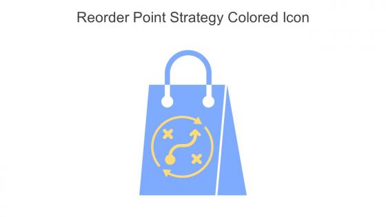 Reorder Point Strategy Colored Icon In Powerpoint Pptx Png And Editable Eps Format