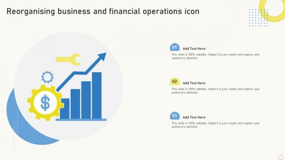 Reorganising Business And Financial Operations Icon
