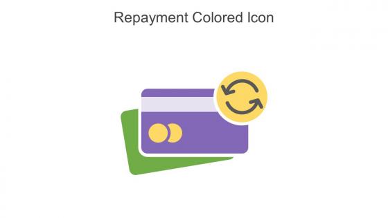 Repayment Colored Icon In Powerpoint Pptx Png And Editable Eps Format