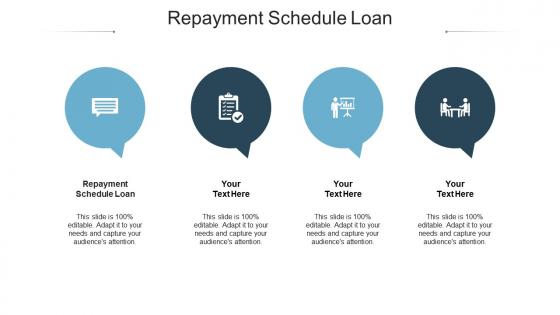 Repayment schedule loan ppt powerpoint presentation gallery slide cpb
