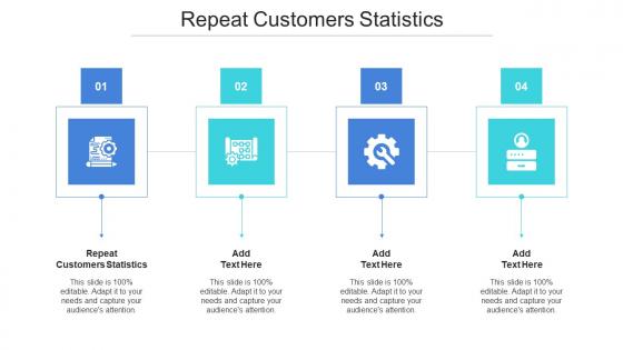 Repeat Customers Statistics In Powerpoint And Google Slides Cpb