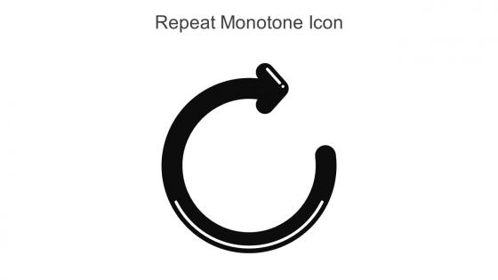 Repeat Monotone Icon In Powerpoint Pptx Png And Editable Eps Format