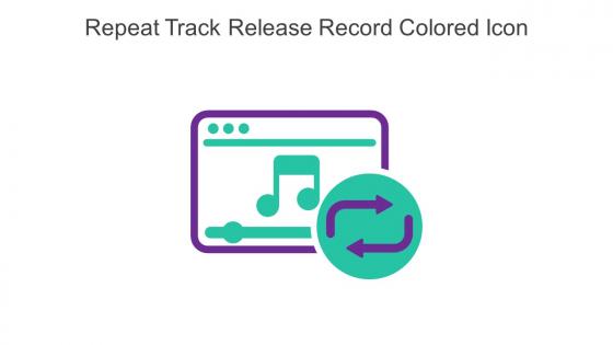Repeat Track Release Record Colored Icon In Powerpoint Pptx Png And Editable Eps Format