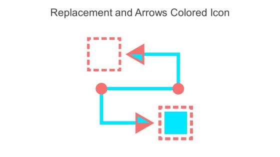 Replacement And Arrows Colored Icon In Powerpoint Pptx Png And Editable Eps Format