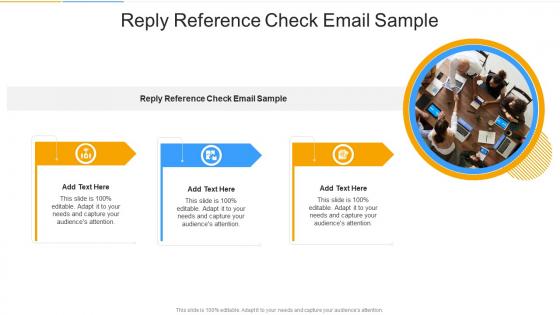Reply Reference Check Email Sample In Powerpoint And Google Slides Cpb
