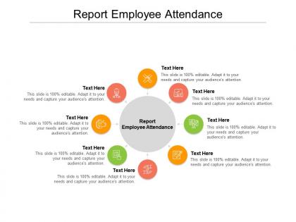 Report employee attendance ppt powerpoint presentation infographics pictures cpb