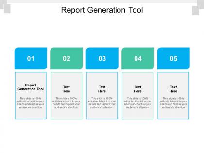Report generation tool ppt powerpoint professional designs download cpb
