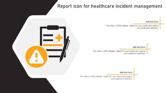 Report Icon For Healthcare Incident Management