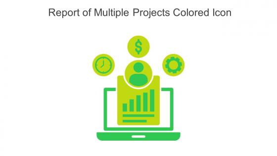 Report Of Multiple Projects Colored Icon In Powerpoint Pptx Png And Editable Eps Format