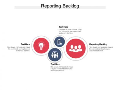 Reporting backlog ppt powerpoint presentation styles visual aids cpb