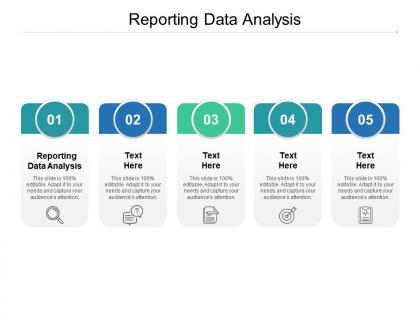Reporting data analysis ppt powerpoint presentation outline templates cpb