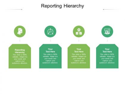 Reporting hierarchy ppt powerpoint presentation summary tips cpb