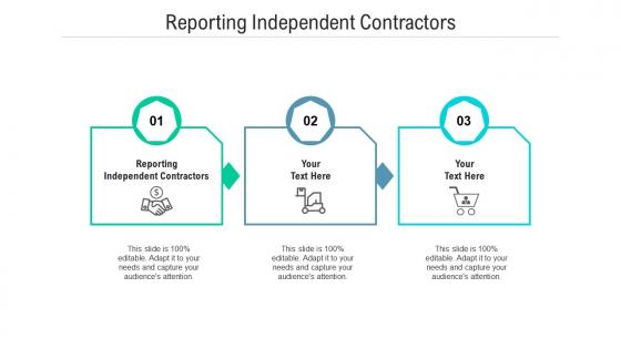 Reporting independent contractors ppt powerpoint presentation layouts grid cpb