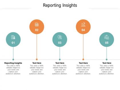 Reporting insights ppt powerpoint presentation show examples cpb