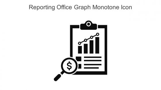 Reporting Office Graph Monotone Icon In Powerpoint Pptx Png And Editable Eps Format
