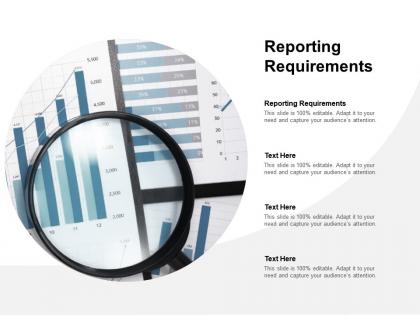 Reporting requirements ppt powerpoint presentation outline designs cpb