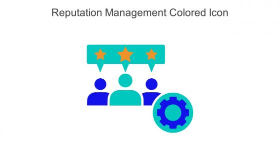 Reputation Management Colored Icon In Powerpoint Pptx Png And Editable Eps Format