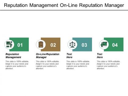 Reputation management on line reputation manager value proposition cpb