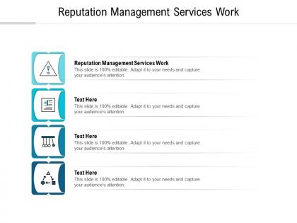 Reputation management services work ppt powerpoint presentation summary graphics cpb